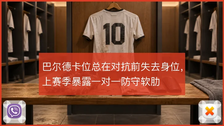 巴尔德卡位总在对抗前失去身位，上赛季暴露一对一防守软肋